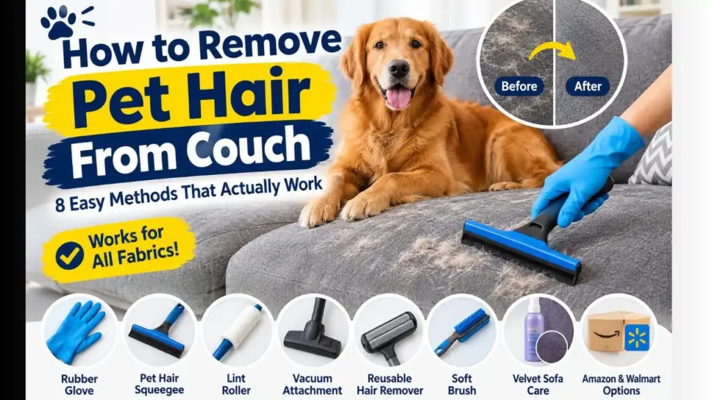 How to Remove Pet Hair From Couch