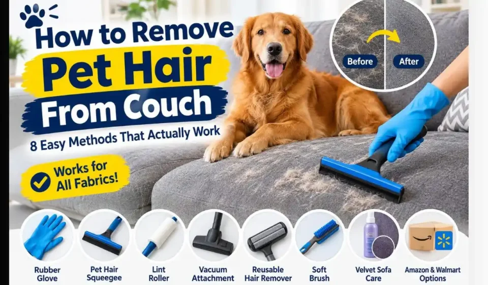 How to Remove Pet Hair From Couch