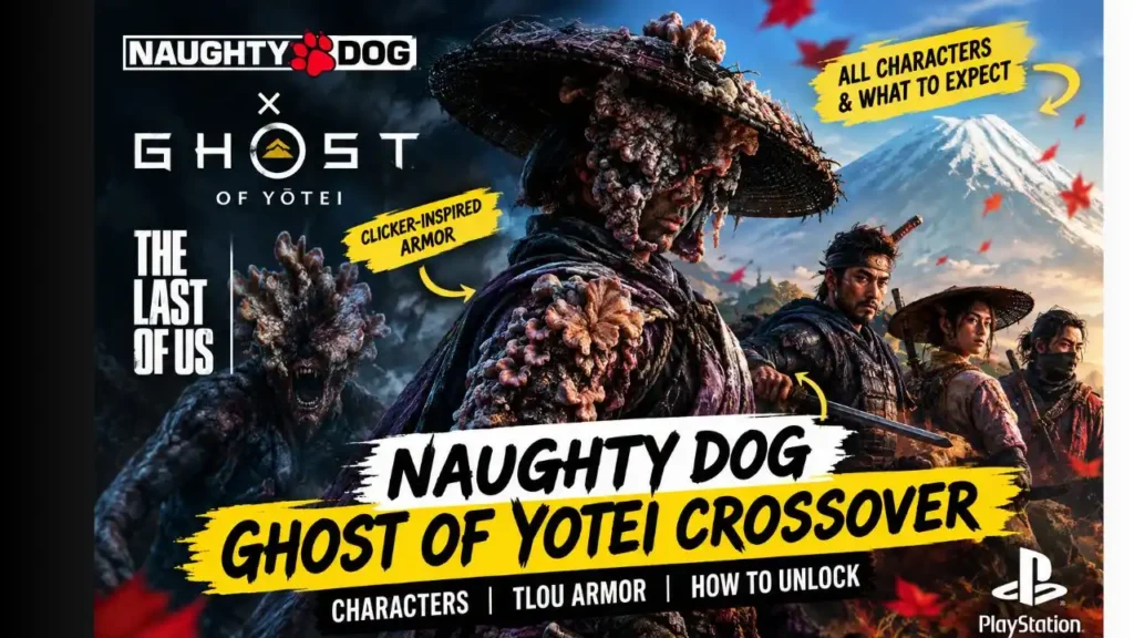 Naughty Dog Ghost of Yotei Crossover