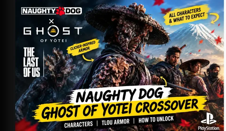Naughty Dog Ghost of Yotei Crossover