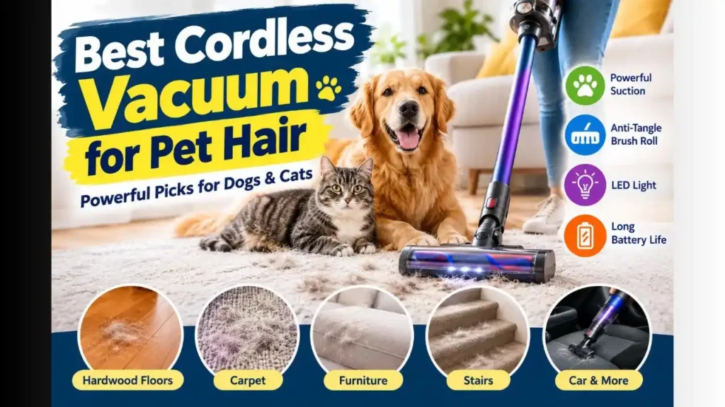 Best Cordless Vacuum for Pet Hair